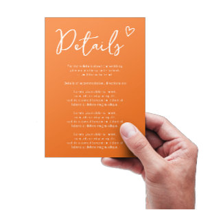 Nothing Fancy Just Love Simple QR Code Retro 70s Enclosure Card