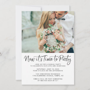 Nothing Fancy Just Love Wedding Reception