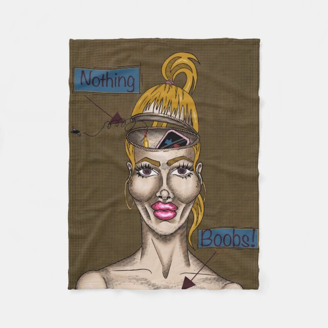 Nothing Fleece Blanket (Front)