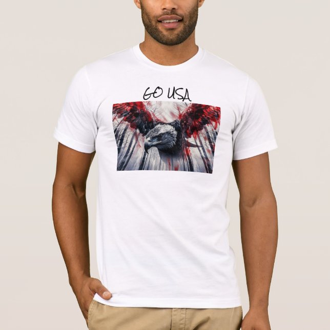 Nothing Flies Like an Eagle  T-Shirt (Front)