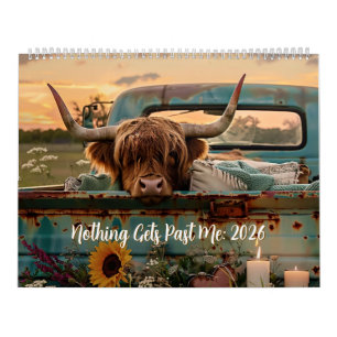 Nothing Gets Past Me 2026  Calendar