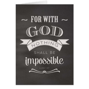 Nothing is Impossible