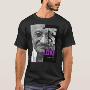 Nothing Is Impossible Ghandi Dark T-Shirt