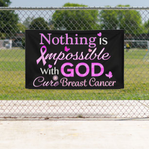 Nothing is Impossible With GOD Banner