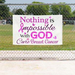 Nothing is Impossible With GOD Banner