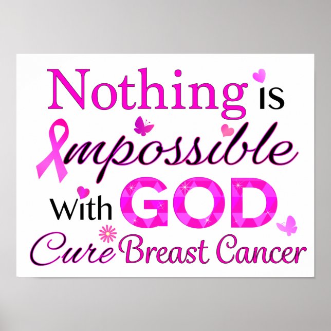 Nothing is Impossible With GOD Poster (Front)