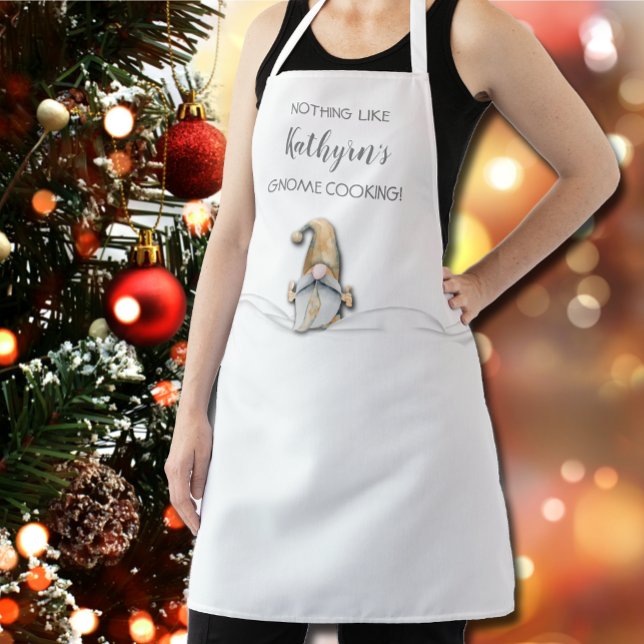 Nothing Like Gnome Cooking Personalised Apron (Creator Uploaded)
