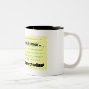 Nothing Like School Two-Tone Coffee Mug