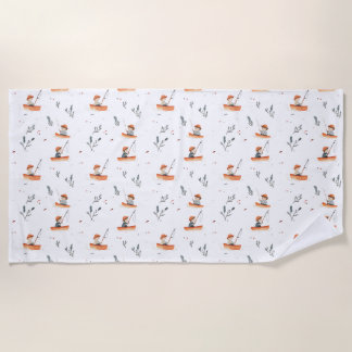 Nothing Makes A Fish Bigger Beach Towel