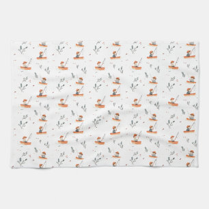 Nothing Makes A Fish Bigger Tea Towel