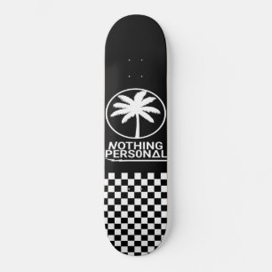 Nothing Personal Chequered Dipped Skateboard