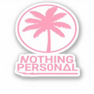 Nothing Personal Logo Sticker
