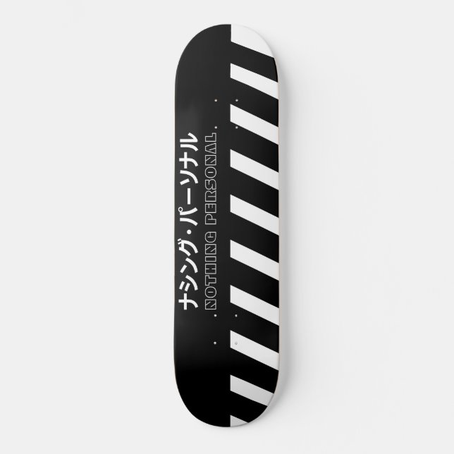 Nothing Personal - Stripes Skateboard (Front)
