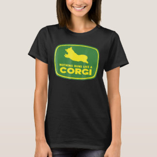 Nothing Runs Like A Corgi  Farmer Dog Owner Tee