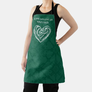 Nothing Says Love Like Mama's Pasta Heartfelt Apron