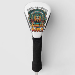 Nothing Scares Me Nurse Halloween Skull Syringe St Golf Head Cover