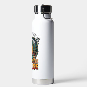 Nothing Scares Me Nurse Halloween Skull Syringe St Water Bottle
