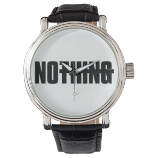 "Nothing" Watch | Reloj | pata[Nihilism(ø)] Ya!