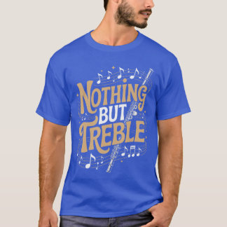 Nothingreble Marching Band Musician Flutist Flute  T-Shirt