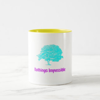 Nothings Impossible Colourful Mug
