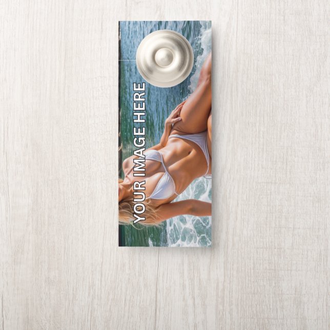 NOTICE! 🚪 Custom Door Hanger – Add Your Design (On Knob)