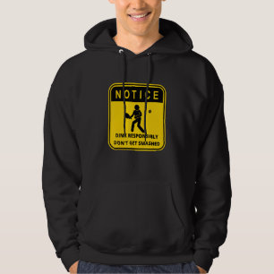 Notice Dink Responsibly Pickleball Hoodie