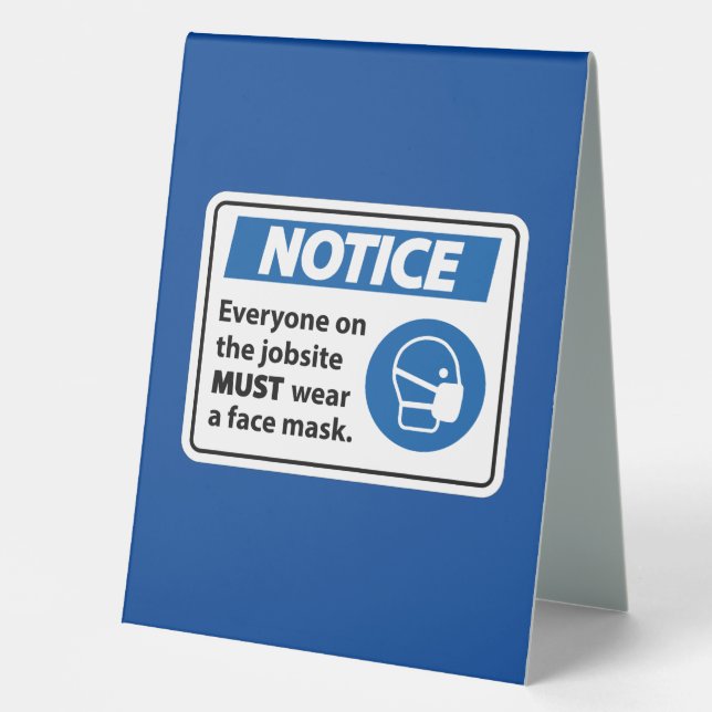 Notice | Face Mask (Front)