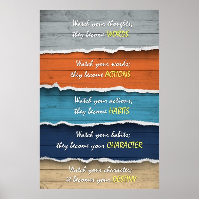 Notice To All Students, Class Rules Poster (Front)