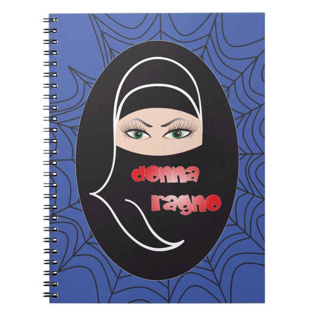 Notizblock Spider Women Notebook (Front)