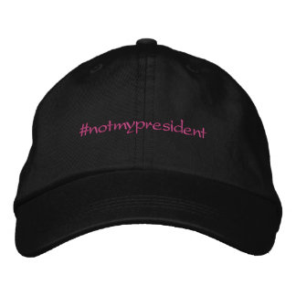 #notmypresident hat pink/black