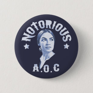 Notorious AOC 6 Cm Round Badge
