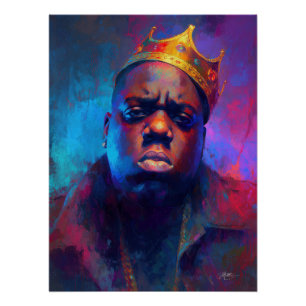  Notorious B.I.G. – Brooklyn’s King of Hip-Hop Poster