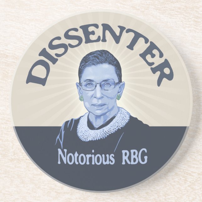 Notorious Dissenter Coaster (Front)