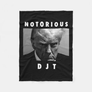 Notorious Djt Donald Trump Mug Shot Republican 202 Fleece Blanket