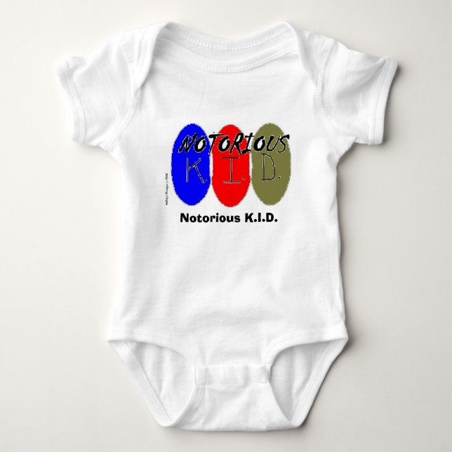 Notorious K.I.D. Infant Creeper (Front)