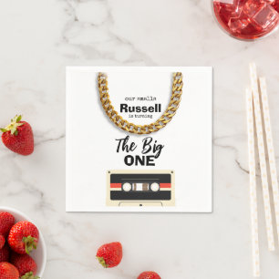 Notorious One 1st Birthday Napkin