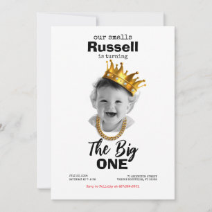 Notorious One 1st Birthday Photo Invitation