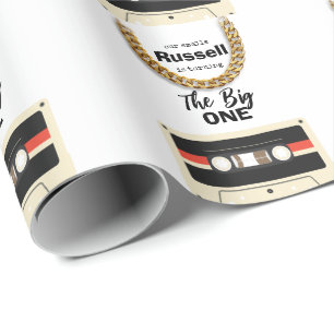 Notorious One 1st Birthday White Wrapping Paper
