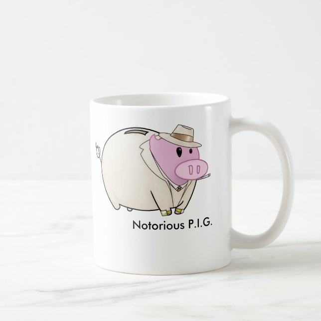Notorious P.I.G Coffee Mug (Right)