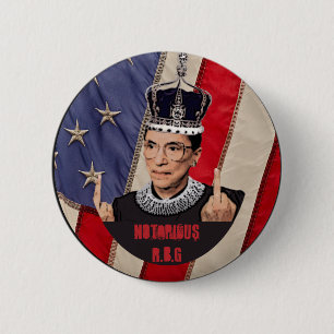 Notorious R.B.G. 6 Cm Round Badge