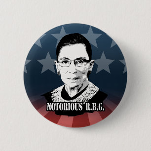 Notorious R.B.G. 6 Cm Round Badge