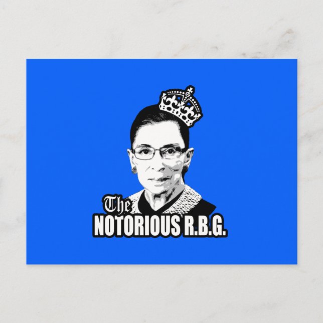 Notorious R.B.G. Postcard (Front)