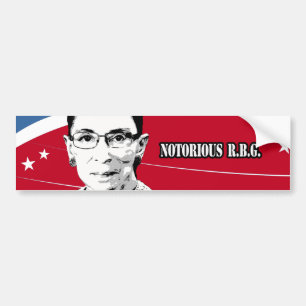 Notorious R.B.G. - Ruth Bader Ginsburg Bumper Sticker
