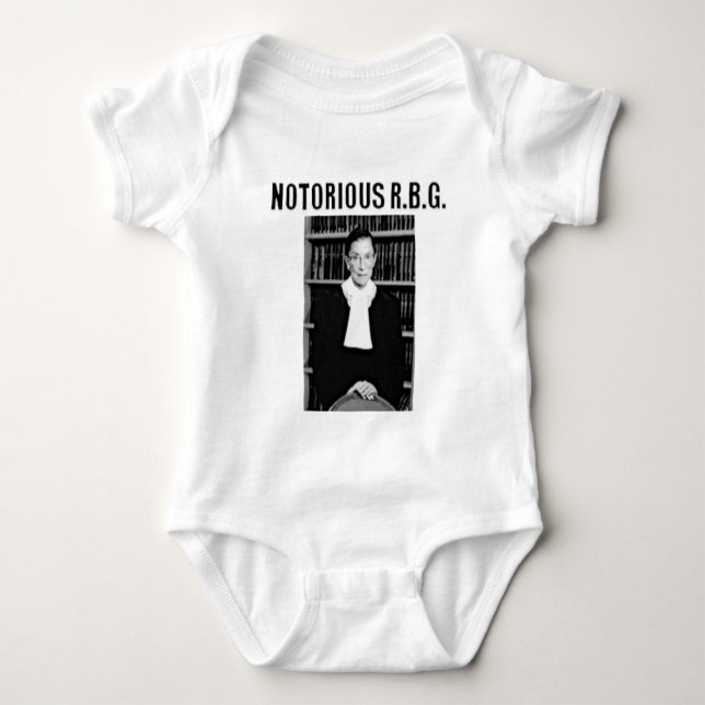 Notorious RBG Baby Bodysuit (Front)