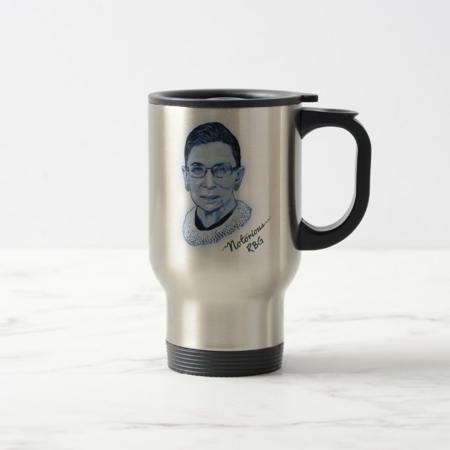 Notorious RBG II Travel Mug (Right)