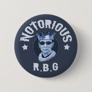 Notorious RBG III 6 Cm Round Badge