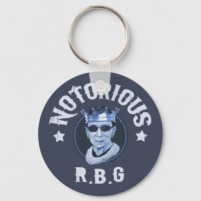 Notorious RBG III Key Ring (Front)