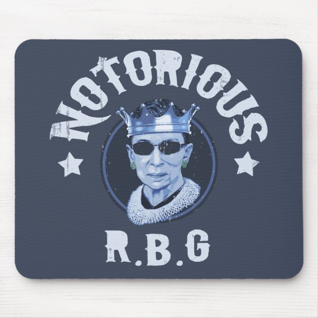 Notorious RBG III Mouse Mat (Front)