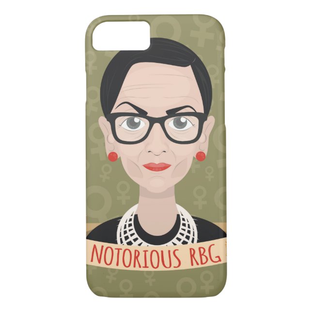 Notorious RBG - iPhone Case (Back)