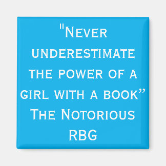 Notorious RBG Never Underestimate Magnet